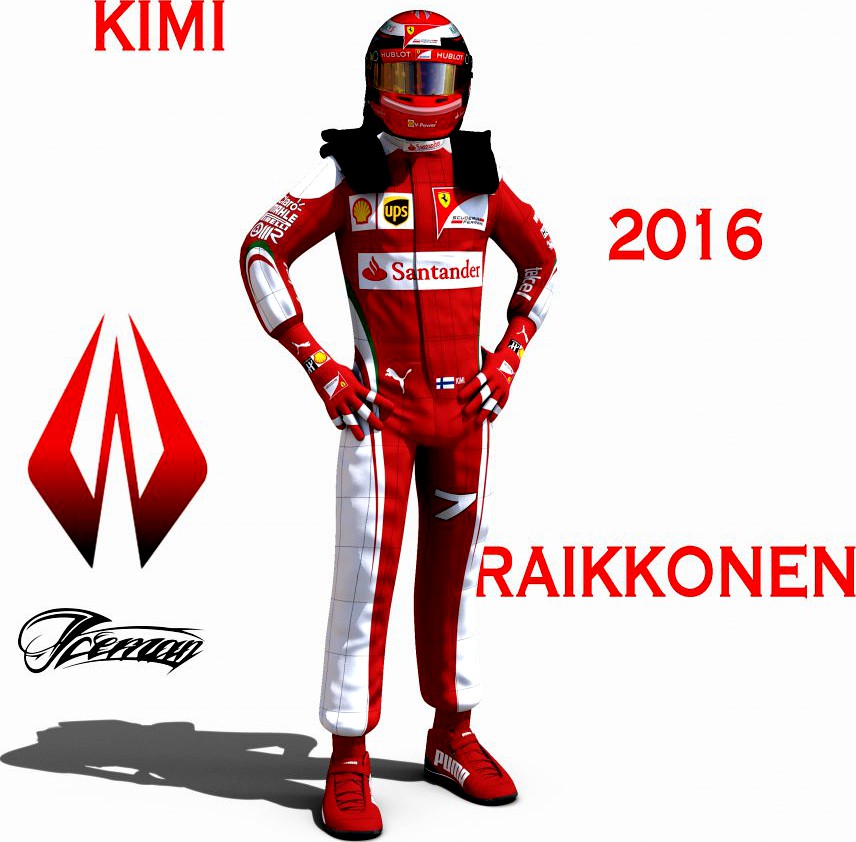 Kimi Raikkonen 20163d model