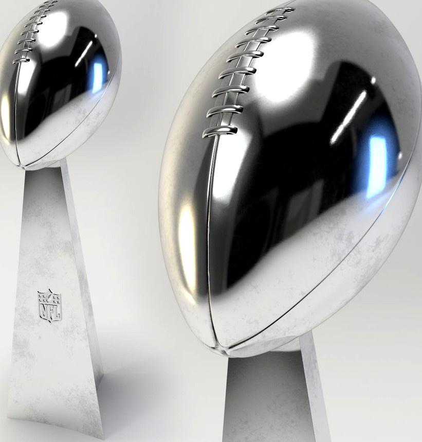 Football Trophy3d model