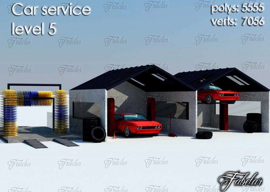 Car service Level 53d model