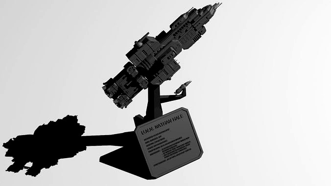 Expanse UNN Nathan Hale Leonidas-Class Battleship | 3D