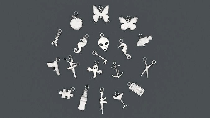 Various - Printable Pendants | 3D model