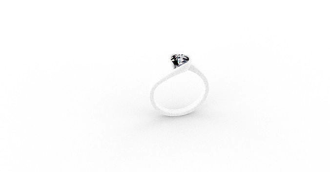 Anello ring  solutario | 3D