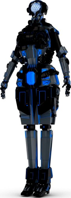 Sci-Fi Female Character 13d model