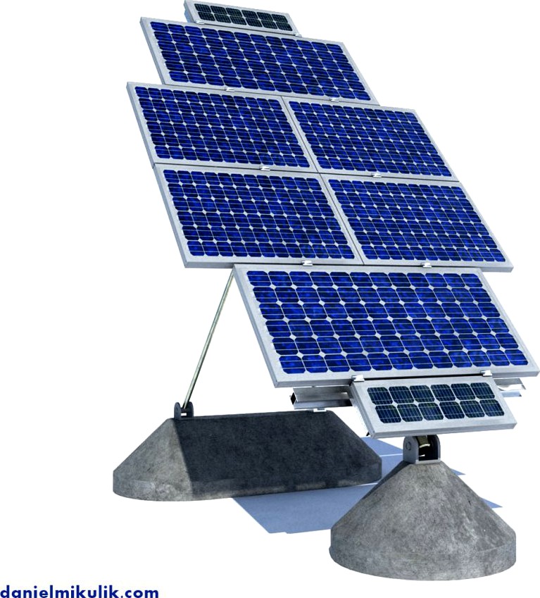 Solar Panel Farm High Detail3d model