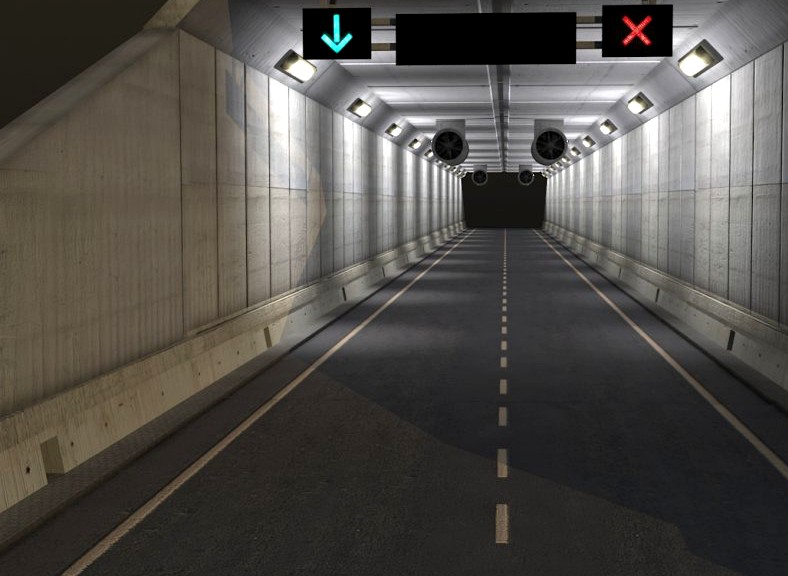 Tunnel Low Poly3d model