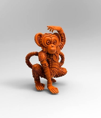 Monkey 3D print model | 3D