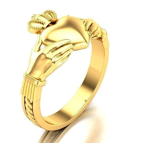 claddagh ring  number four | 3D