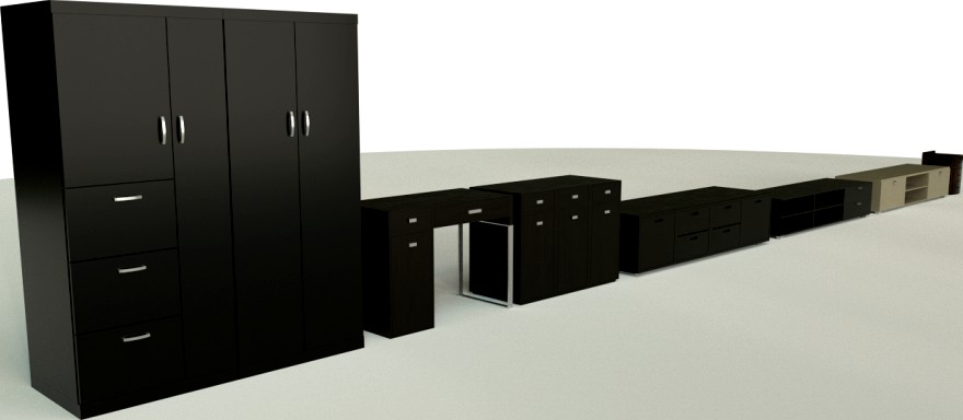 Cabinet-closet Collection3d model