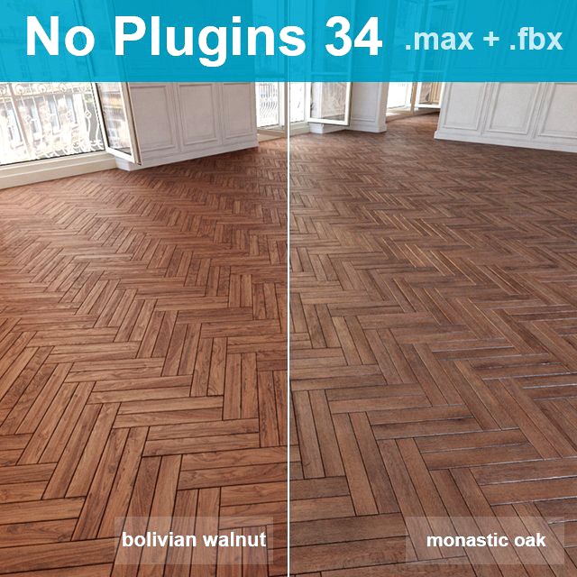 Herringbone Floor 34 WITHOUT PLUGINS3d model