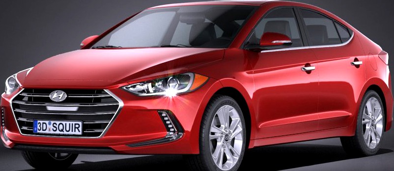 Hyundai Elantra 20173d model