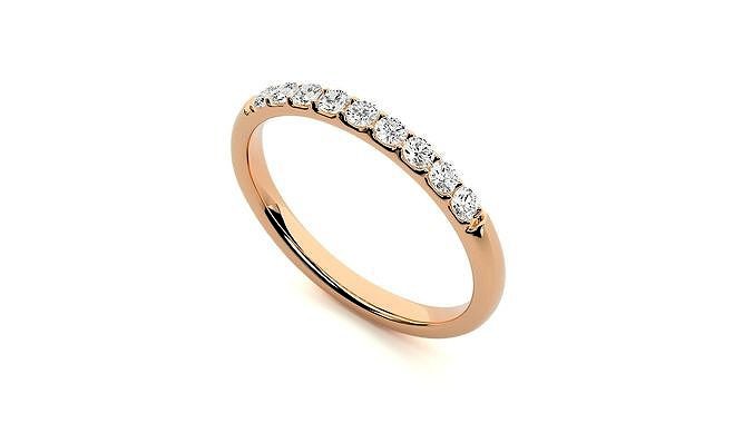 Band ring - CAD 8252 | 3D
