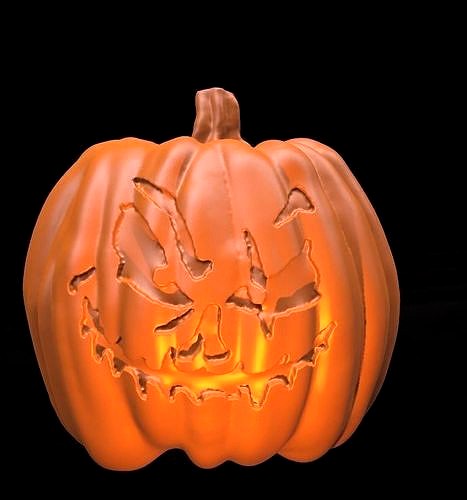 Jack-O-Lantern Solid | 3D