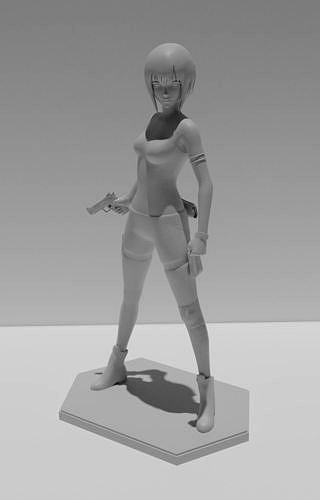 Major Motoko Kusanagi | 3D
