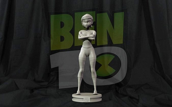 Gwen tennyson - ben 10 3d print figure | 3D