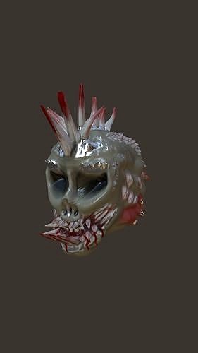 zombie skull  | 3D