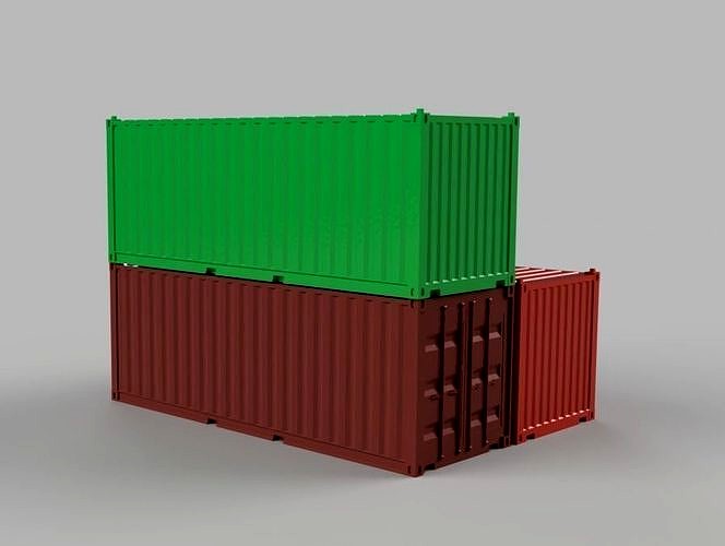 Spur G Container 20 Fuss Gartenbahn Gscale | 3D