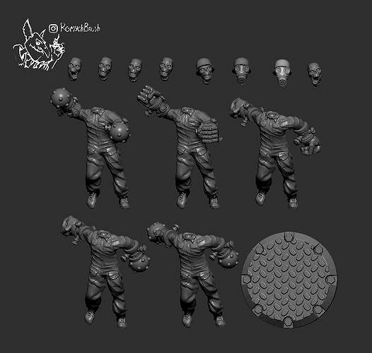 DUST1947  BLUTKREUZ KORPS ZOMBIE SQUAD | 3D