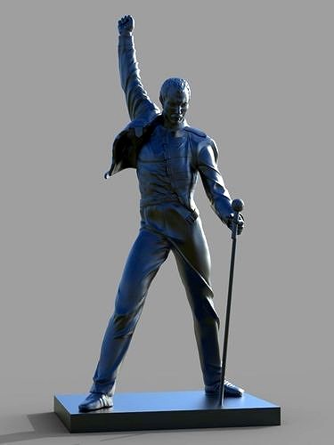 Freddie Mercury Statue Replica  | 3D