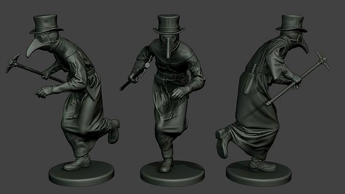Hans Plague Doctor PDS004 | 3D
