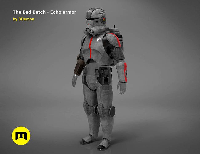 The Bad Batch Echo armor | 3D