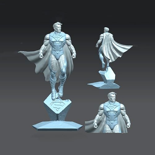 Superman miniatures 3D model ready print | 3D