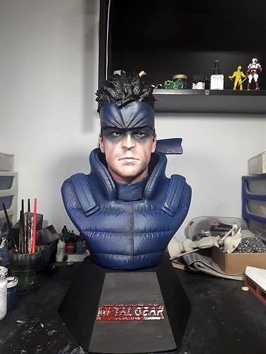 Solid Snake bust | 3D