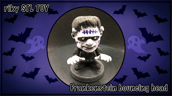 Frankenstein Bouncing Head by riky | 3D