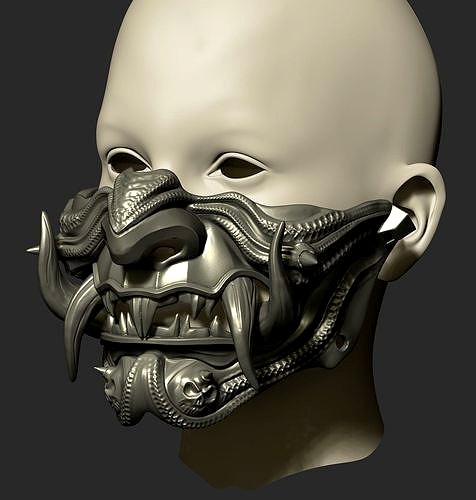 Samurai mask III | 3D