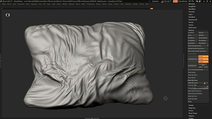 pillow 02 3d print model | 3D