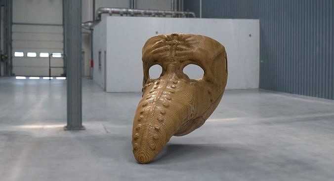 Plague mask doctor holy cross | 3D