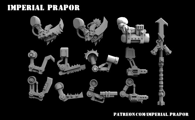 Mechanical ork bits | 3D
