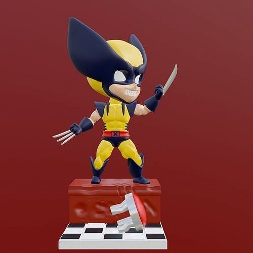 WOLVERINE CHIBI STYLE | 3D