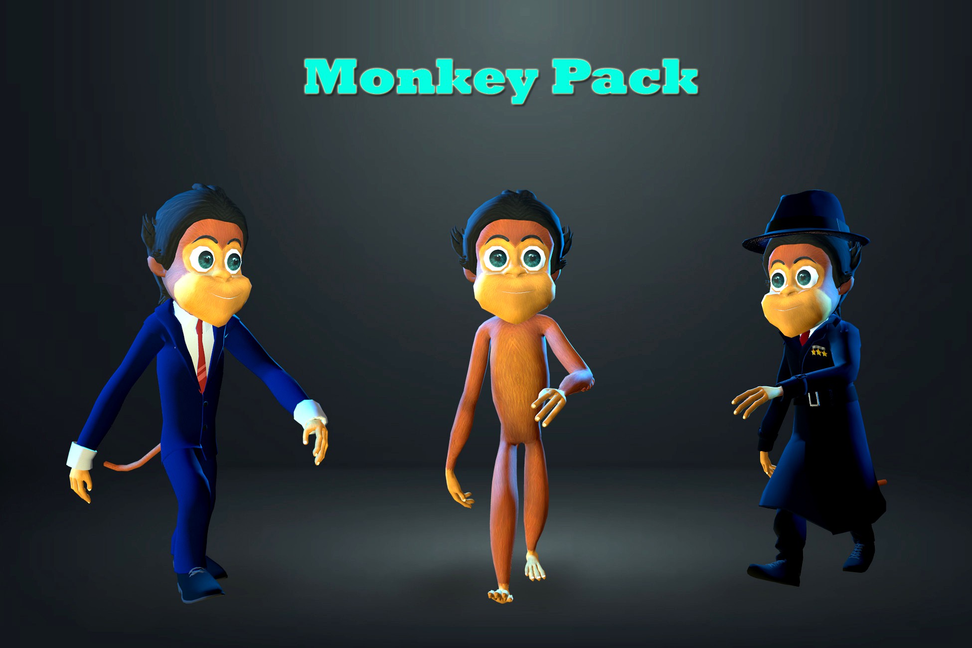 Humanoid Monkey Pack