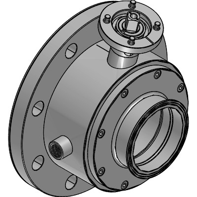 153030E_HEATING JACKET_STANDARD SEALS_TANK SIDE FLANGE FIXED UNI EN 1092 AND CLAMP DIN32676 TAB.4 REIHE C ON OUTPUT SIDE