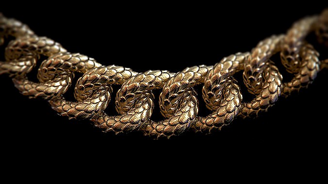 Snake Chain Link | 3D