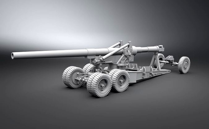 155mm Long Tom Scale Model | 3D