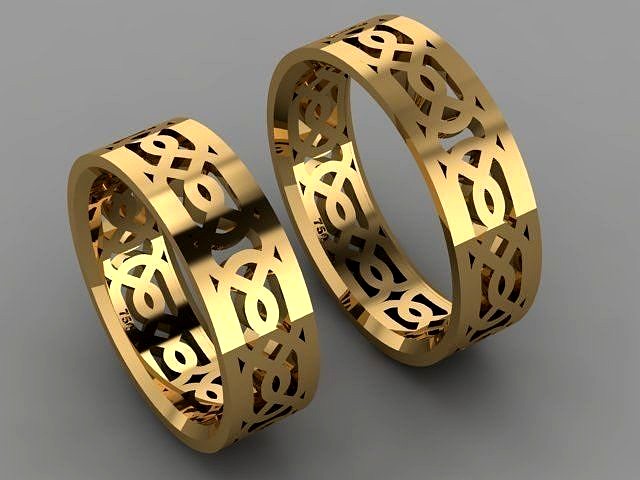 ring set 01 collection1 | 3D