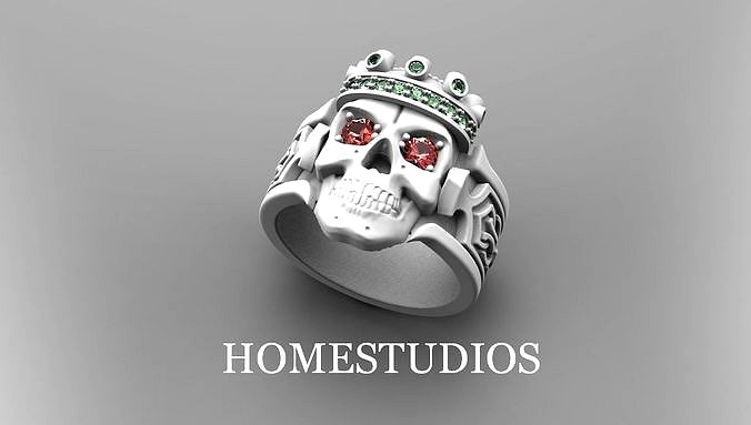 RING SCULL 15 | 3D