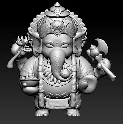 Ganesha Idol 3D Printable model | 3D