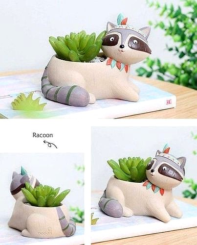 Racoon pot planter 3d model stl for 3d printing | 3D
