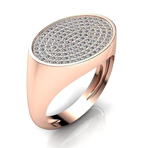 Woman Ring 3d Pring Model | 3D