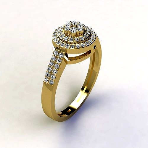 Woman Ring 3d Pring Model | 3D