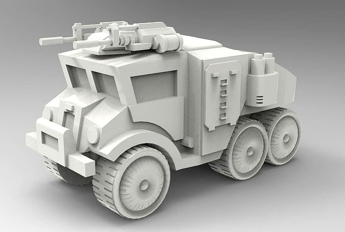 Cars - armored truck | 3D