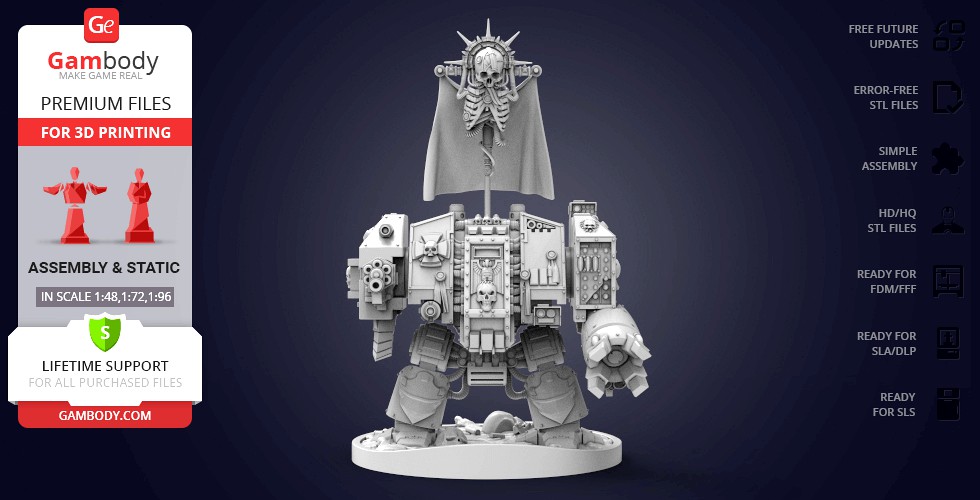 Dreadnought 3D Printing Model | Assembly