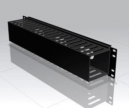 1375163-1 CABLE MANAGEMENT SINGLE-SIDED 2U PANEL