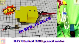 Stacked N20 geared motor