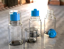 30 ml Bottle with Double Cap