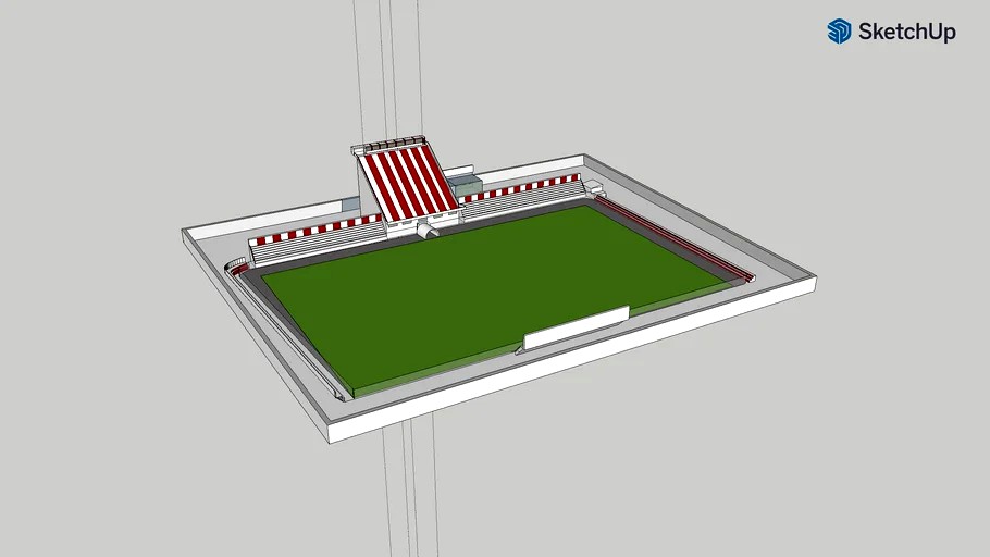 Estadio Claudio 'chiqui' Tapia 3d model