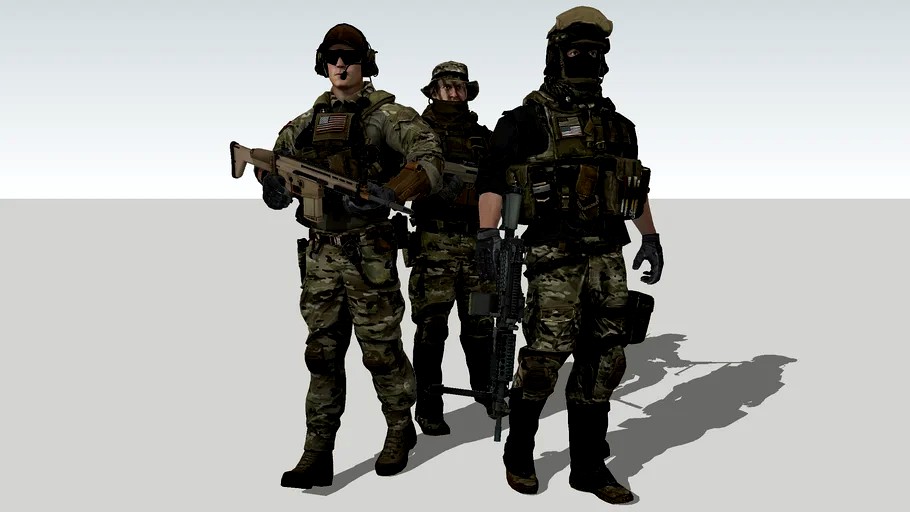 US Navy SEALs Strike Team Set 01