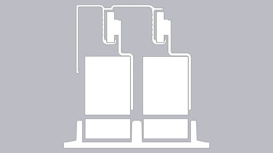 C2035 Sliding Door 3d model